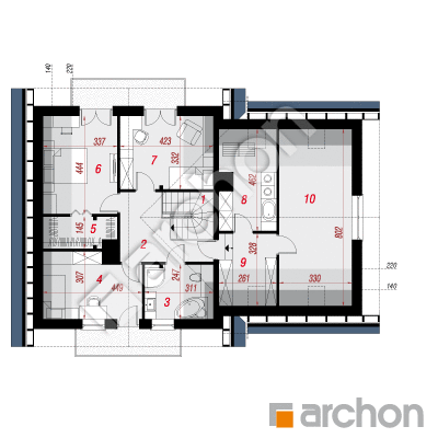 Dom w rododendronach 24 (G2N)