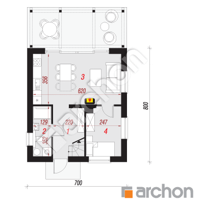 Domek letniskowy na polance