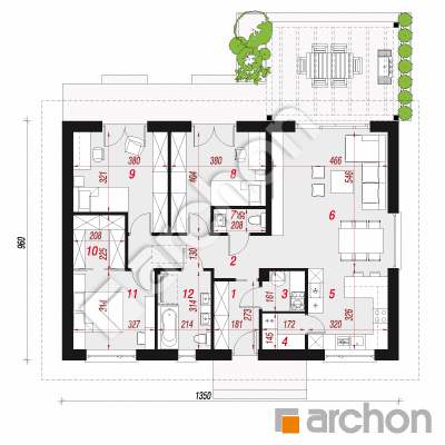 Dom w kostrzewach 14 (E)