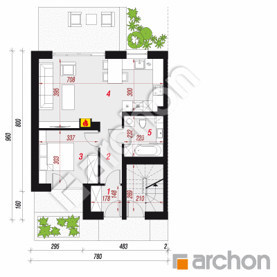 Dom przy skwerze 3 (R2B)