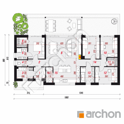 Dom w modrzewiach 6 (E)