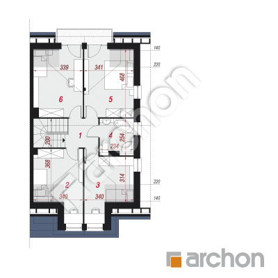 Dom w klematisach 12 (B)