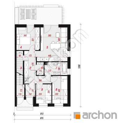 Dom w bratkach 18 (R2BE)