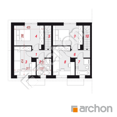 Dom w modrakach 4 (R2BA)