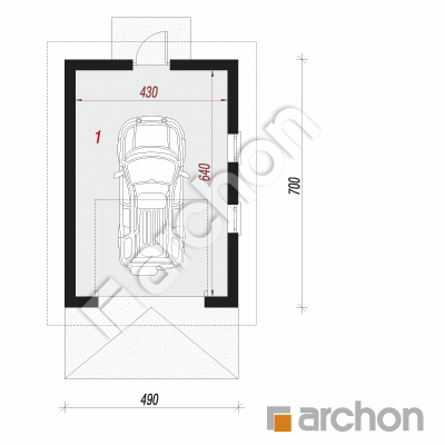 Garaż 1-stanowiskowy G33