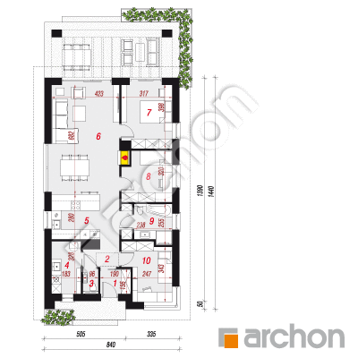 Dom pod pomarańczą