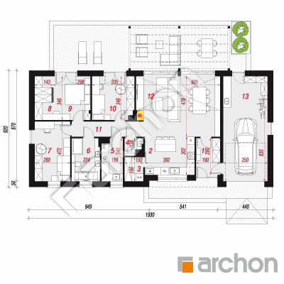 Dom w głogownikach (G)