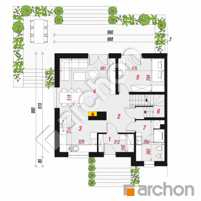 Dom w rododendronach 25 (PB)