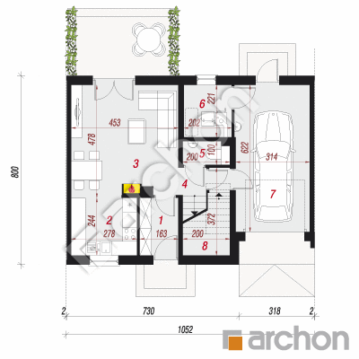 Dom w zimokwiatach (S)