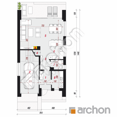 Dom w papawerach (A)