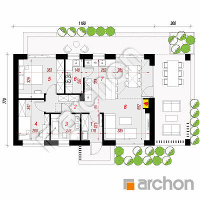 Dom w kosaćcach 40 (E)