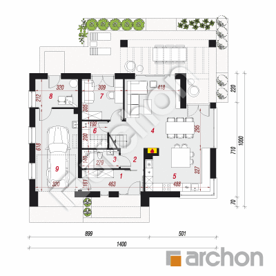 Dom w balsamowcach 5