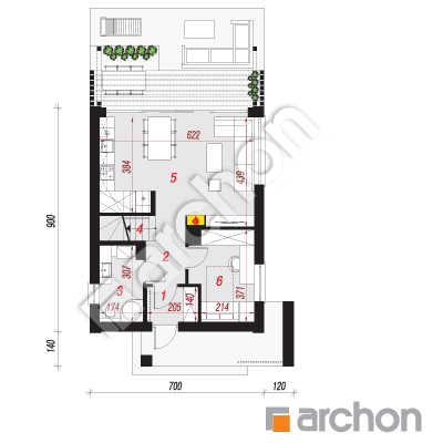 Dom w cienistkach (A)