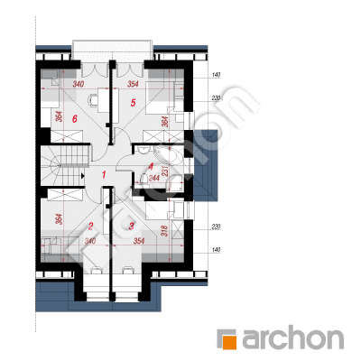Dom w klematisach 9 (B)
