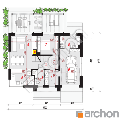 Dom w balsamowcach 14 (E)