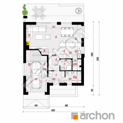 Dom w klematisach 35
