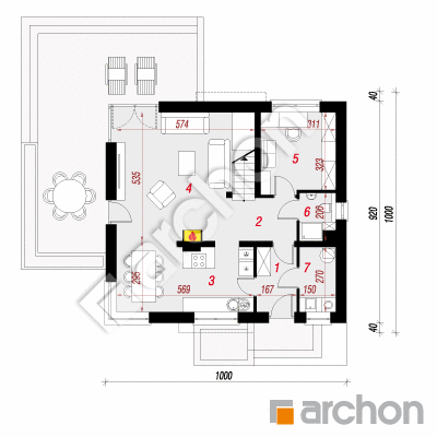 Dom w amarylisach 5 (W)