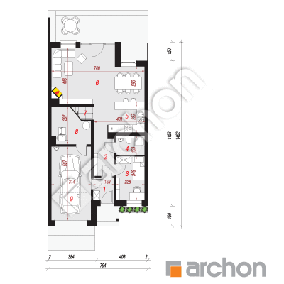Dom w klematisach 7 (S)