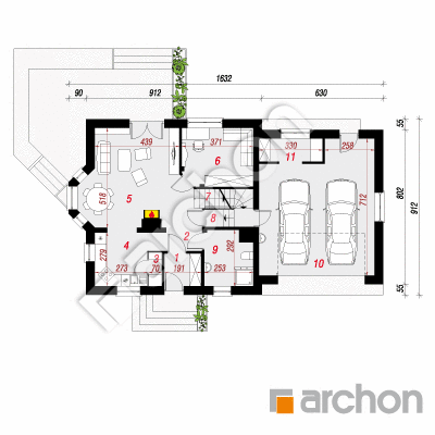 Dom w rododendronach 6 (G2P)