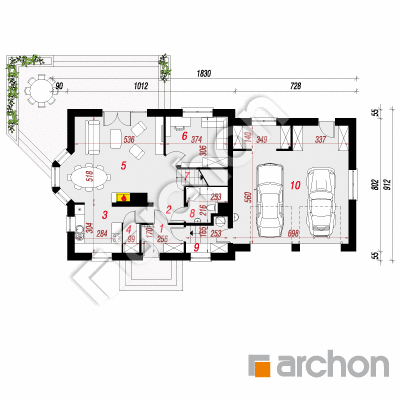 Dom w rododendronach 18 (G2T)