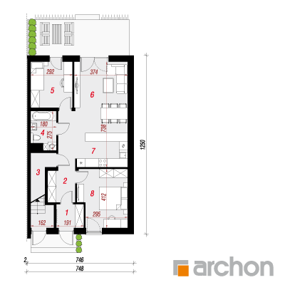 Dom w bratkach 2 (R2B)