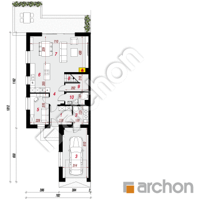 Dom w klematisach 6 (B)