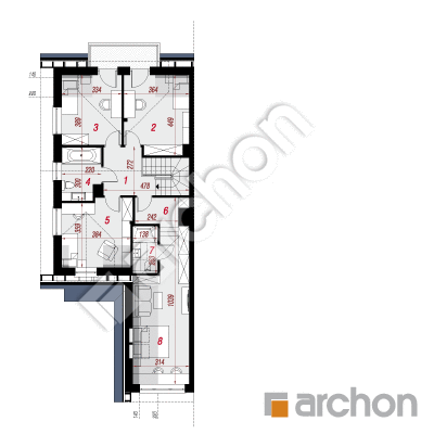 Dom w klematisach 6 (B)