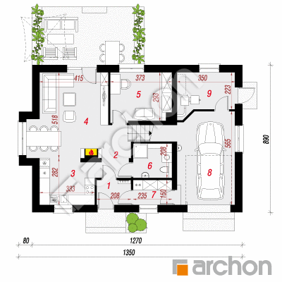 Dom w rododendronach 22