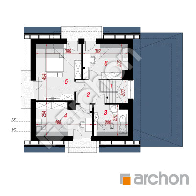Dom w rododendronach 22