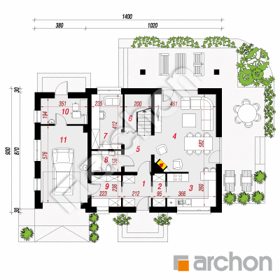 Dom w czerwonokrzewach (T)