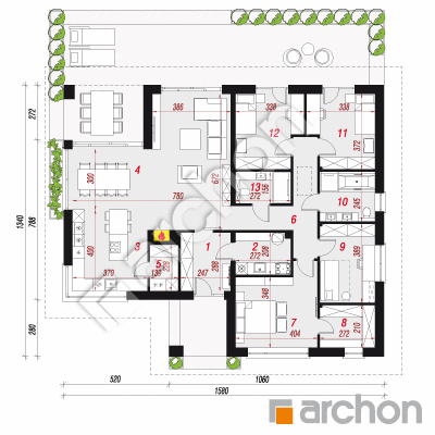Dom w przebiśniegach 27 (E)