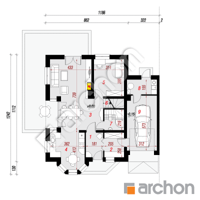 Dom pod pistacją 2 (B)