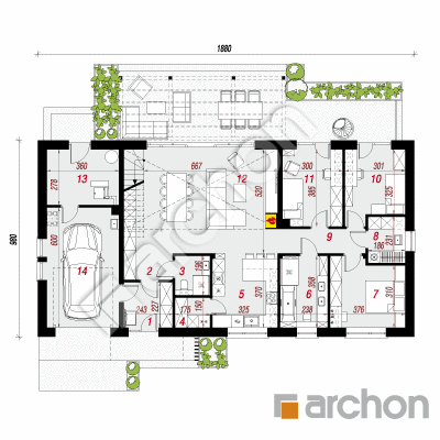 Dom w daktylowcach 2 (GE)