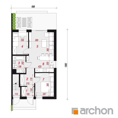 Dom w bratkach 3 (R2B)