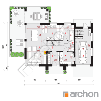 Dom w balsamowcach 9