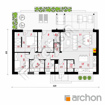Dom w kosaćcach 8 (N)