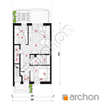 Dom w bratkach 14 (R2S)