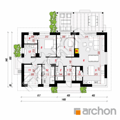 Dom w leszczynowcach 14