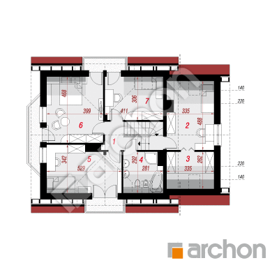 Dom w rododendronach 6 (T)