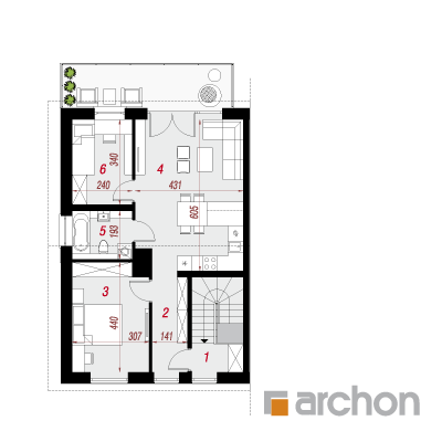 Dom w bratkach 5 (R2B)