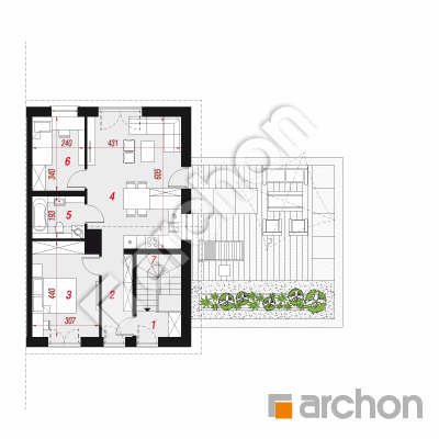 Dom w bratkach 4 (R2B)