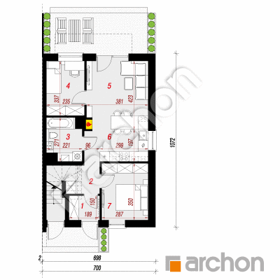 Dom w bratkach (R2B)