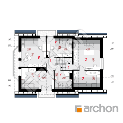 Dom w rododendronach 19 (P)