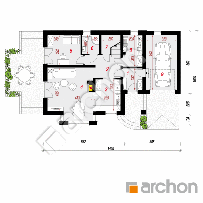 Dom w mandarynkach (G)