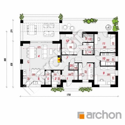 Dom w rumiankach 3 (A)