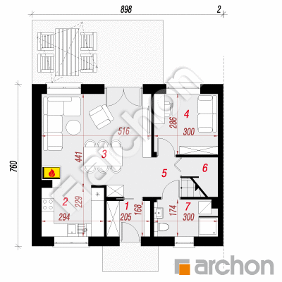 Dom w rubinach 2 (B)