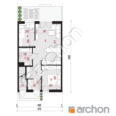 Dom w bratkach (R2SA)