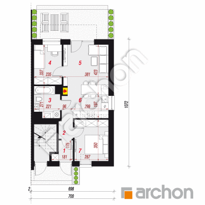 Dom w bratkach (R2B)