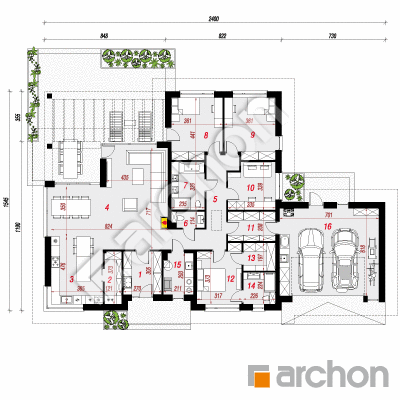 Dom w przebiśniegach 18 (G2E)