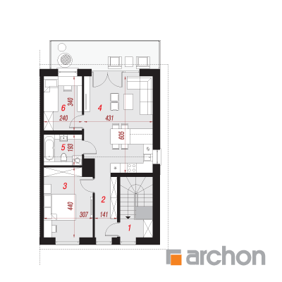 Dom w bratkach 5 (R2BA)